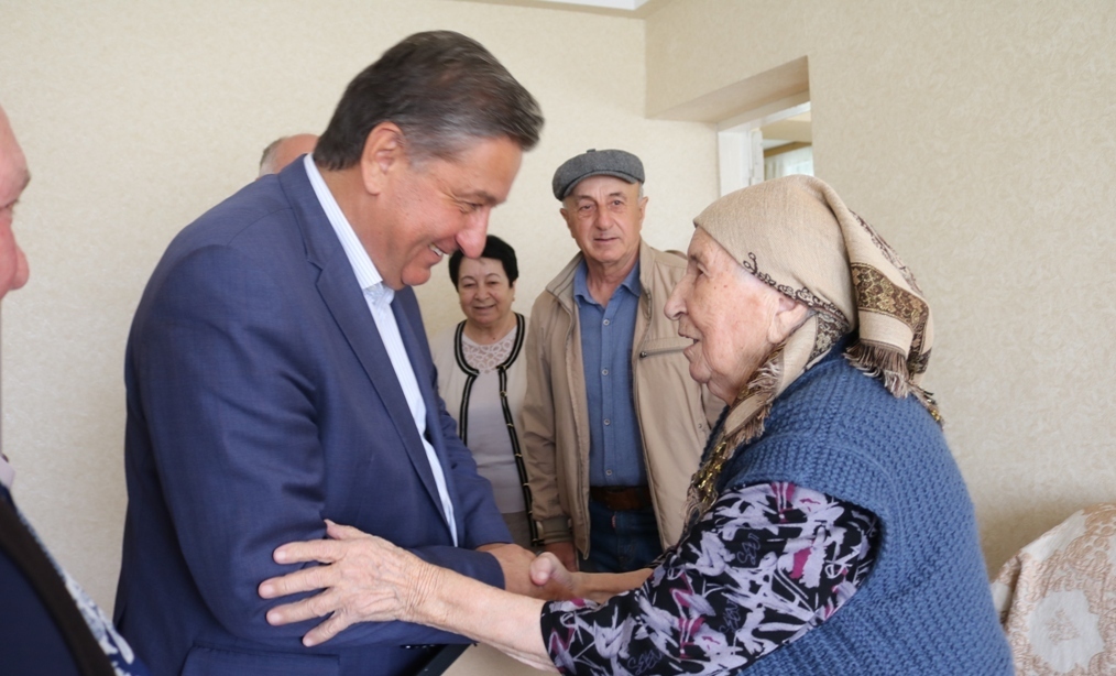Долгожительницу селения Дейское поздравили со 100-летним юбилеем